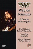 Waylon Jennings A country music legend 2-disc Official Biography & live at the grand ole opry concert  (Import)