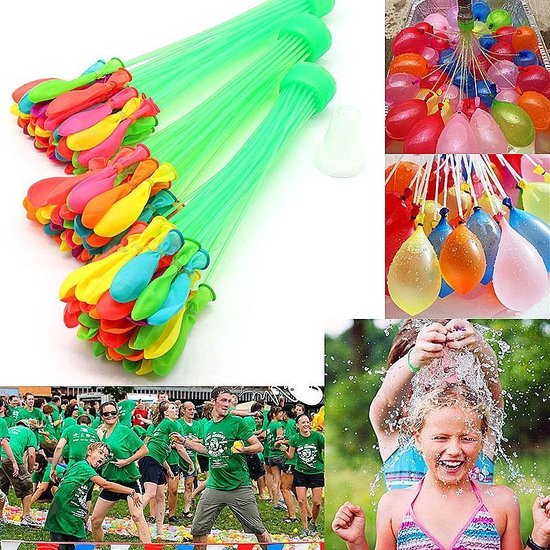 Zelfsluitende Waterballonnen - Magische Waterbalonnen Met Vuller - Waterbommen Set - 111-Delig