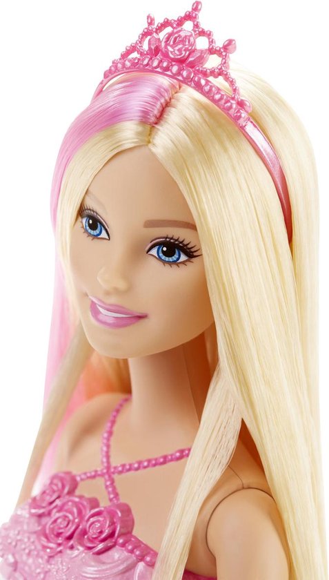 Ramkoers opraken Verlichting Barbie Bijzonder Lang Haar - Prinses Roze - Barbiepop | bol.com