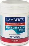 Lamberts Alfa Liponzuur 250 mg - 90 Tabletten - Voedingssupplement