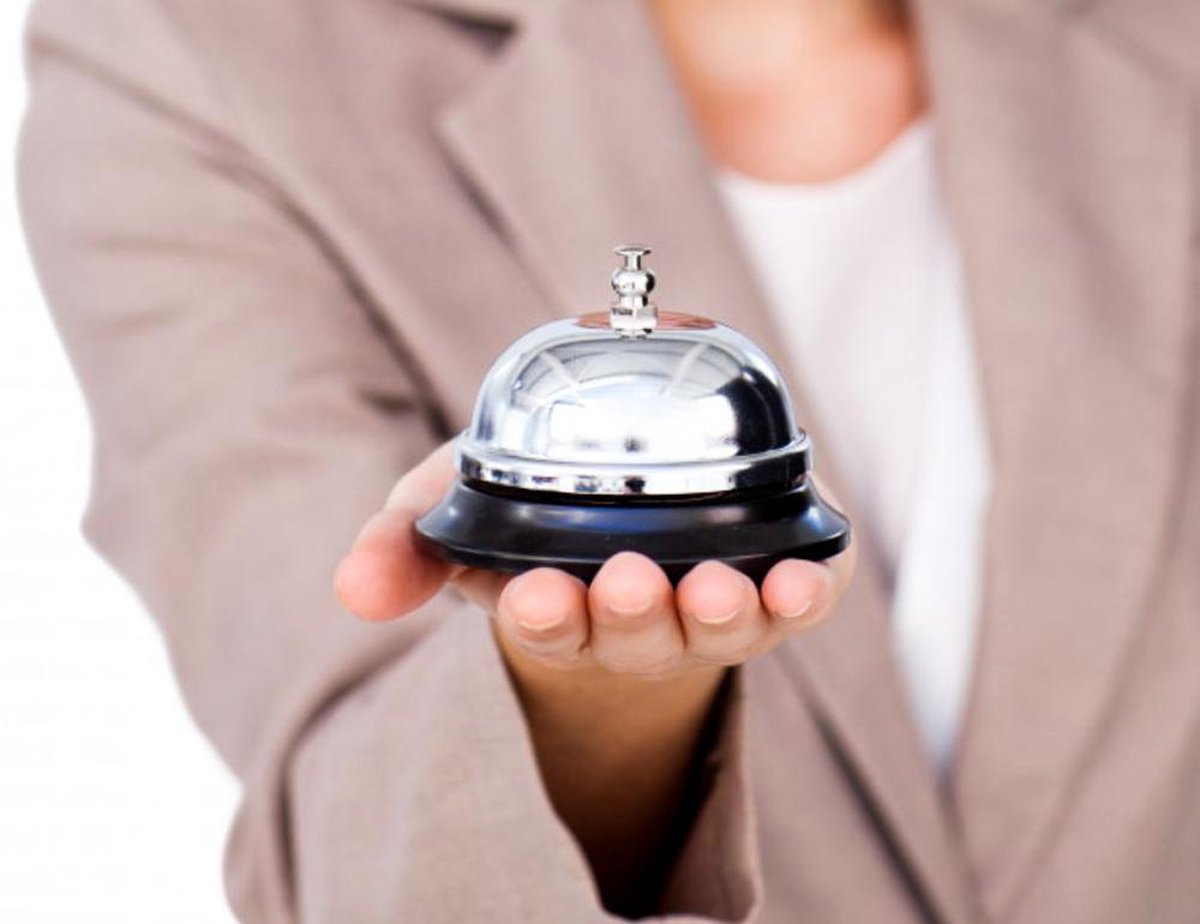 Service Bal Service Bel – Ideaal voor op een Balie of Bar – Receptie of Hotel bel | bol