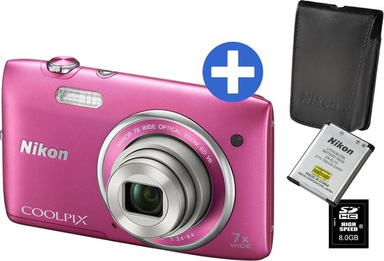 Nikon S3500 Pink | bol