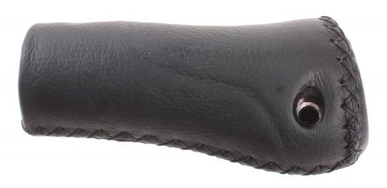 Handvat Gazelle links 132 mm - zwart Aero leder | bol.com