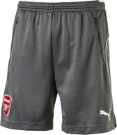 Puma Arsenal FC Trainingsshort  Trainingsbroek - Maat 140  - Unisex - grijs