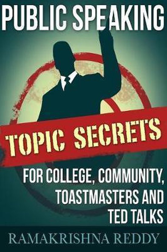 Public Speaking Topic Secrets For College, Community, Toastm ... - cover