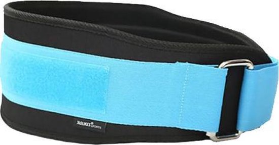 DW4Trading Ceinture d'haltérophilie - Taille L - Bleu