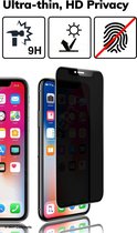 *PREMIUM* Privacy screen protector iPhone X - XS // ✓ Super transparent ✓ 9H Hardness Japanese anti-spy tempered glass ✓ anti-fingerprint oil ✓ anti-shatter ✓ electrocplated finger