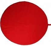 Meditatiemat hoes rood rond - 80 cm