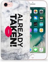 Hoesje iPhone SE (2020/2022) iPhone 7/8 Siliconen Case Already Taken White
