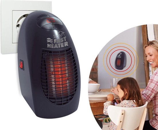 Bekend van TV - Starlyf Fast Heater DeLuxe - Mini radiateur - Chauffage -  Idéal aussi
