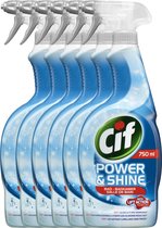 Cif Badkamer Spray - 6 x 750 ml - Schoonmaakmiddel - Voordeelverpakking