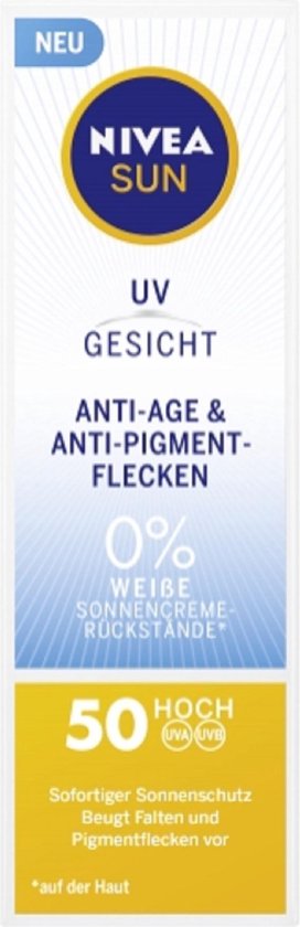 Nivea Face Sunscreen Anti Age LSF50 50ml - 1 stuk