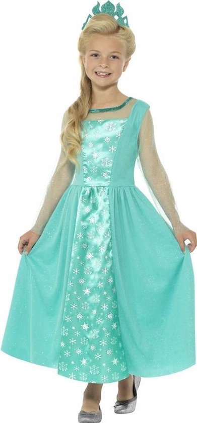 IJsprinses kostuum voor meisjes - prinsessen jurk 145-158 (10-12 jaar) |  bol.com