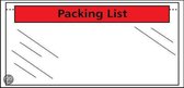 Raadhuis paklijstenvelop - 225x165mm A5 - 50 micron - bedrukt Packing List - 1000 stuks - RD-310501