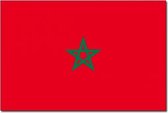 Vlag Marokko 90 x 150 cm feestartikelen - Marokko landen thema supporter/fan decoratie artikelen