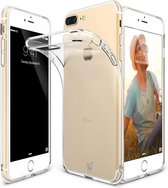 Hoesje geschikt voor Apple iPhone 7 Plus - Soft TPU Case Transparant (Silicone Hoesje)