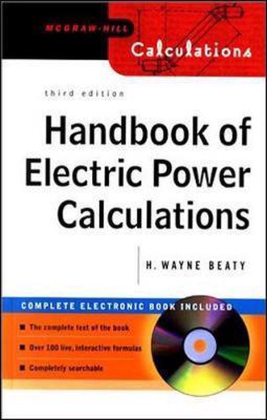 Handbook of Electric Power Calculations 9780071362986 H. Wayne