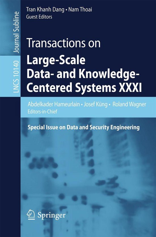 Springer Nature Proceedings Computer Science - Transactions  ... - cover