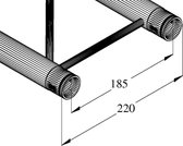 ALUTRUSS DECOLOCK DQ2-2000 2-way Cross Beam