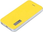 Rock Elegant Side Flip Case Lemon Yellow Apple iPhone 5S