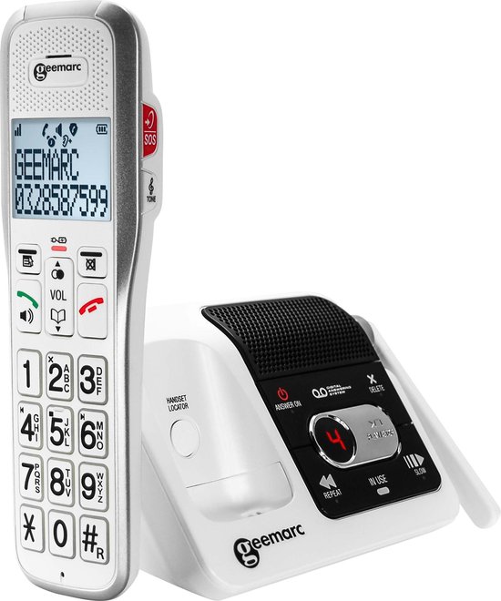 Geemarc Amplidect 595 U.L.E. draadloze telefoon foto 4