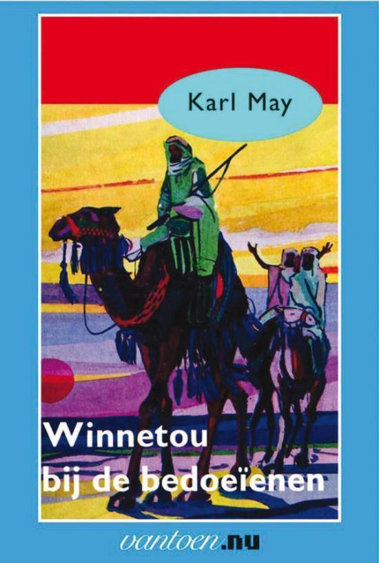 Cover van het boek 'Winnetou bij de bedoeïenen' van Karl May
