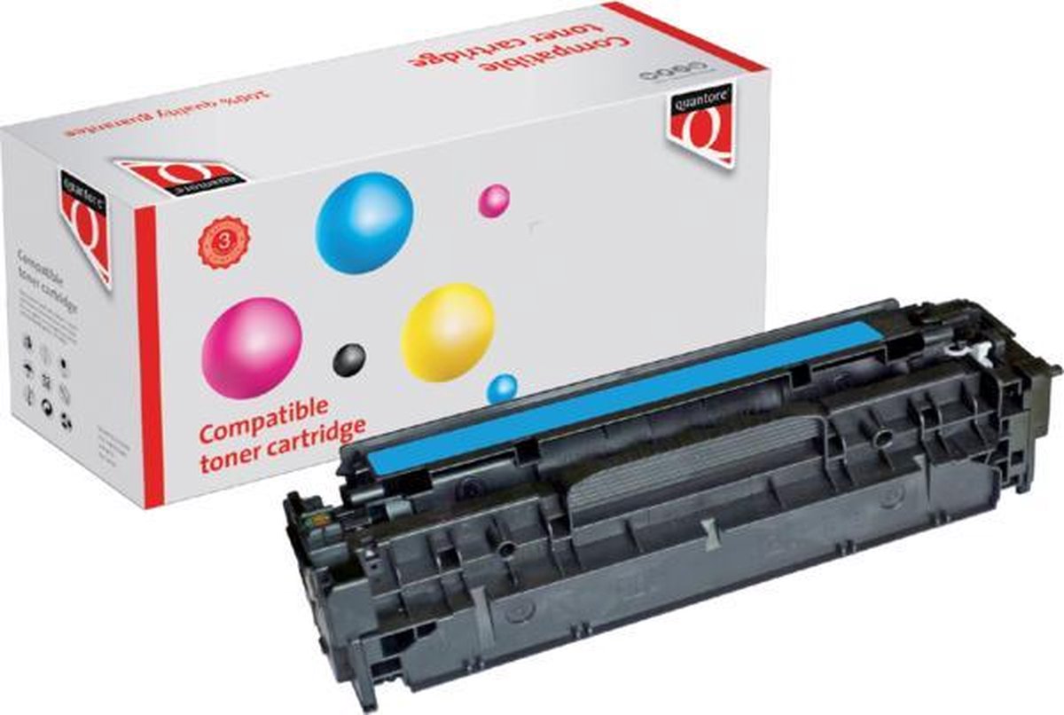 Tonercartridge Quantore HP cc531a 304a - Blauw