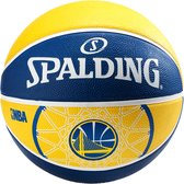 Spalding BasketbalKinderen - geel/blauw/wit Maat 5: 69-71cm omtrek / 480gram / Geschikt voor mini's tot 12 jaar