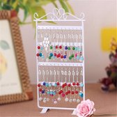 Oorbellenrekje / Sieradenrekje - Juwelen Sieraden / Oorbellen / Ketting Organizer Display Houder - Wit