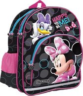 Minnie Mouse Rugzak – schooltas - kinderen – meisjes – 38 x 30 x 17 cm – zwart/roze