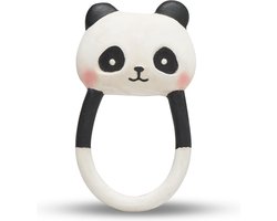 Lanco rubberen bijtring - Kori de Panda - zwart - wit