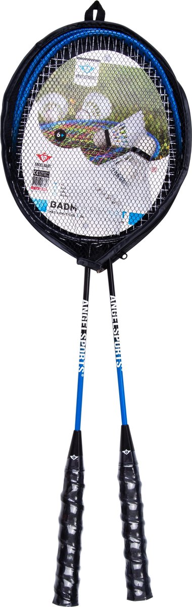 Badmintonset 2 Spelers – Inclusief 2 Rackets van Tempered Steel & 2 Shuttles – PVC Draaghoes – Outdoor & Indoor – Engelhart — afbeelding 10