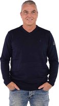 BJØRNSON LASSE V Hals Trui Heren 4 Seizoenen - Pullover Acryl - Herentrui V-Hals - Maat L - Donkerblauw