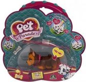 Pet Parade pup - beweegbaar mini hondje 6cm mini figuur