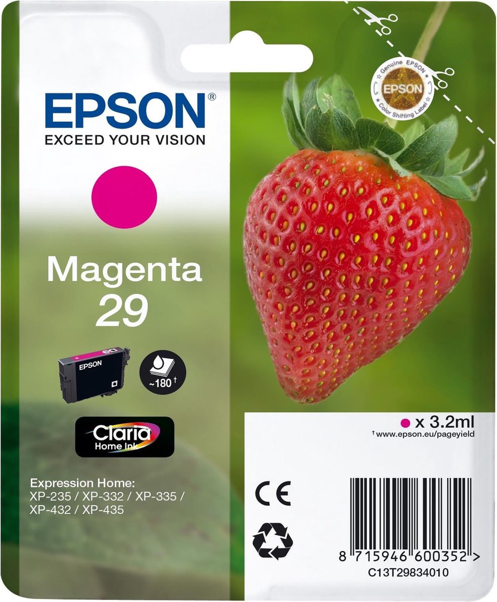 Compatibele inktcartridge Epson T2983 Magenta