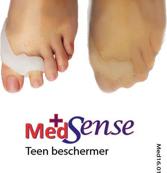 Comfort teen beschermer/spreider, grote en tweede teen, 2 st Comfort teen beschermer/spreider, grote en tweede teen, 2 st