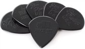 Dunlop Jazz III Black "Stiffo" pick 6-Pack 1.38mm Jazz plectrum