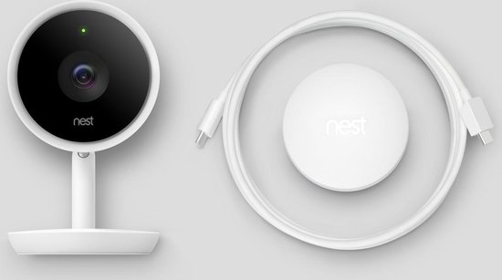 Google Nest Cam IQ Indoor Beveiligingscamera + USB-C kabel — afbeelding 2