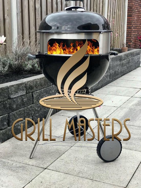 theorie Intact Tante Grill Masters Grill- & Pizzaring Designer voor Weber 57cm ronde barbecue -  Made in Holland | bol.com