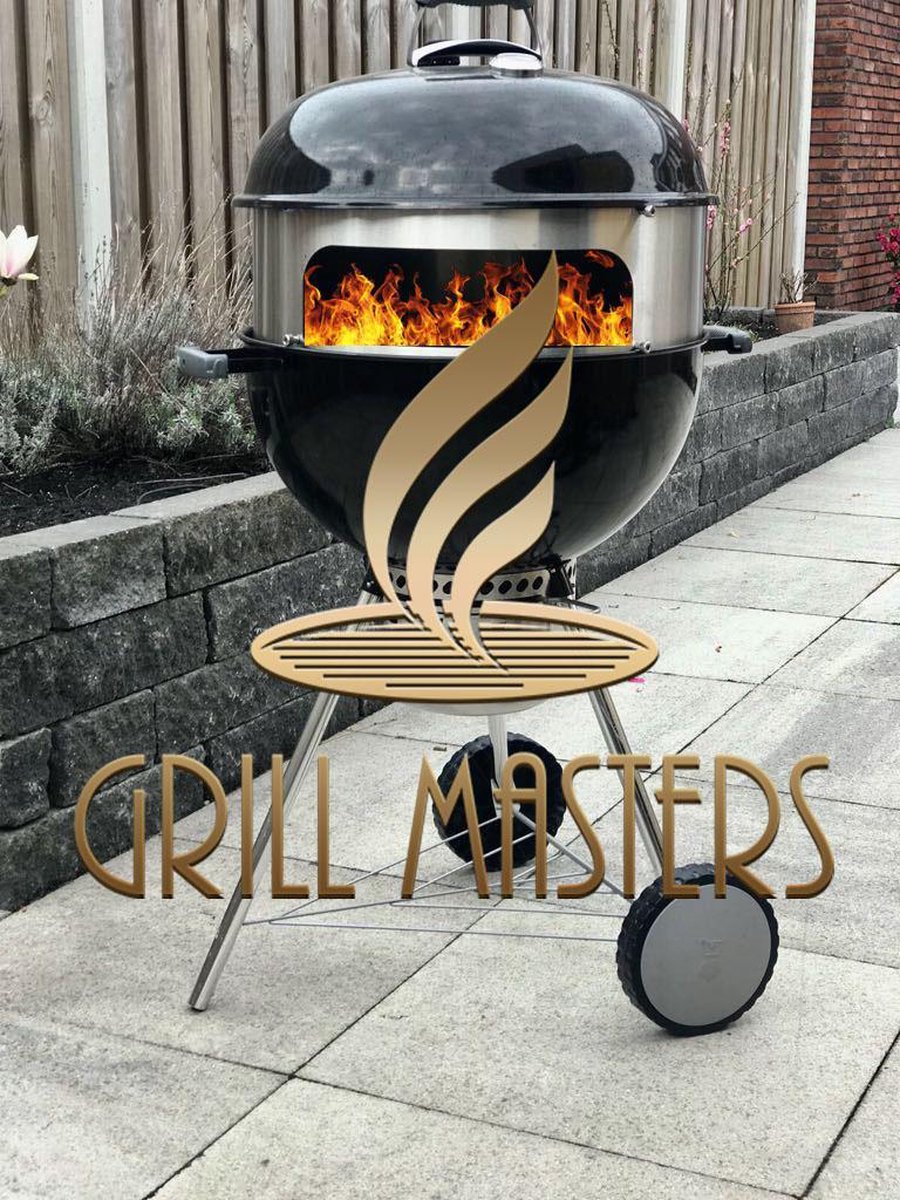 Grill Masters Grill- & Pizzaring Designer voor Weber 57cm ronde barbecue -  Made in Holland | bol.com