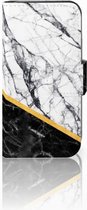 Wallet Case iPhone 5 | 5S | SE  Marble White Black