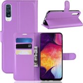 Samsung Galaxy A50 / A30s Hoesje - Book Case - Paars