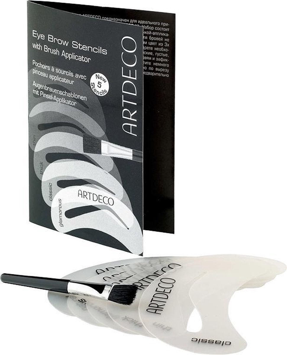 Goedkoopste Artdeco - Eye Brow Stencils With Brush