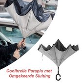 Paraplu zwart met bamboe handvat | 92 lang | Classic Canes