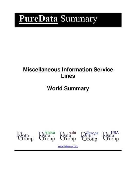 PureData World Summary 2453 - Miscellaneous Information Serv ... - cover