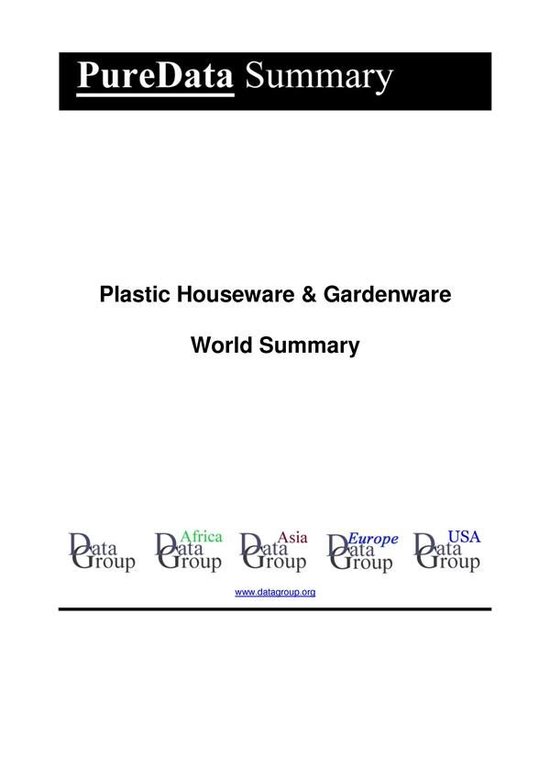 PureData World Summary 3557 - Plastic Houseware & Gardenware ... - cover