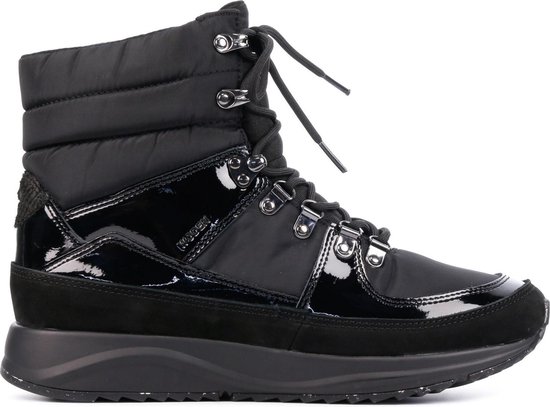 Woden Vrouwen Textiel Enkellaarsjes / Laarzen / Damesschoenen Emma  waterproof - Zwart - maat 40 | Bestel nu!