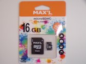 Max'L Micro SDHC 16GB Klasse 10