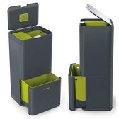Joseph Joseph Intelligent Waste Prullenbak Totem - 60 L - Graphite