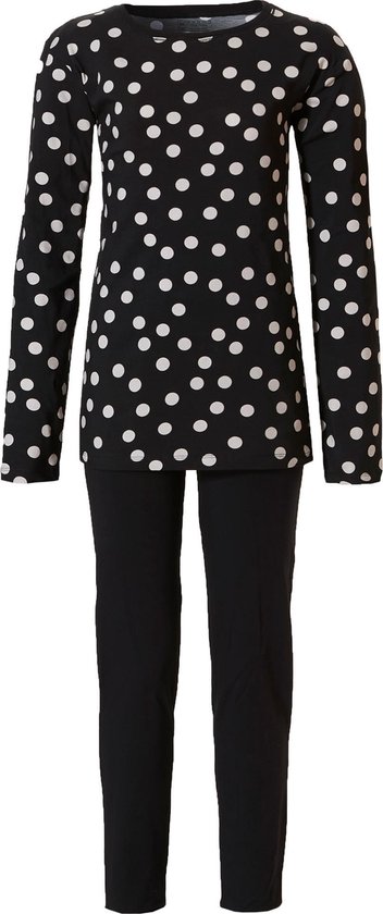 Ten Cate - Meisjes - Pyjama Big Dots Black White - Zwart - 134/140 | bol